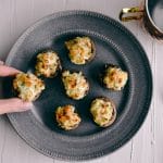 Shrimp Stuffed Mushrooms | Simply Nourished Home