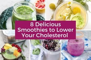 5 images of smoothies + 8 delicious smoothie to lower your cholesterol